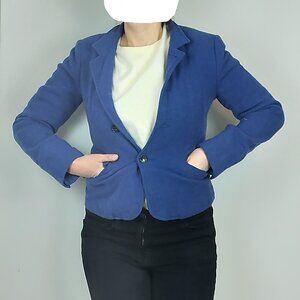 Weekend Max Mara‎ Wool Blend Tailored Blazer Cobalt Blue EU 36 (CAD size 6)